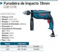 Furadeira de Impacto 13mm - GSB 13 RE - BOSCH