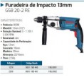 Furadeira de Impacto 13mm - GSB 20-2 RE - BOSCH